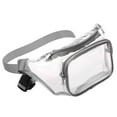 thumbnail image 1 of 2 Piezas Cintura Impermeable Transparente Mini Riñoneras Deportivo (gris), 1 of 9