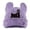 Light Purple, variant on Cute Cat Embroidery Knitted Winter Hat With Ear Cozy Style For Cold Weather White One Size