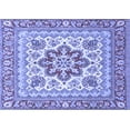 thumbnail image 1 of Ahgly Company Indoor Rectangle Medallion Blue Traditional Area Rugs, 5' x 8', 1 of 4