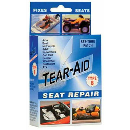 Tear-Aid Vinyl Seat Repair Kit, Blue, Type B (Best Vinyl Seat Repair Kit)