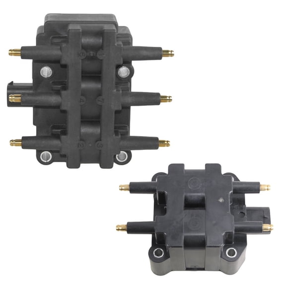 TRQ Ignition Coil Pair 4 & 6 Pack Set for 94-96 Dodge Pickup Truck Ram V10 8.0L ICA64417