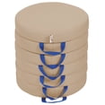 thumbnail image 2 of SoftZone® Round Floor Cushion with Handle 6-Piece - Sand, 2 of 2
