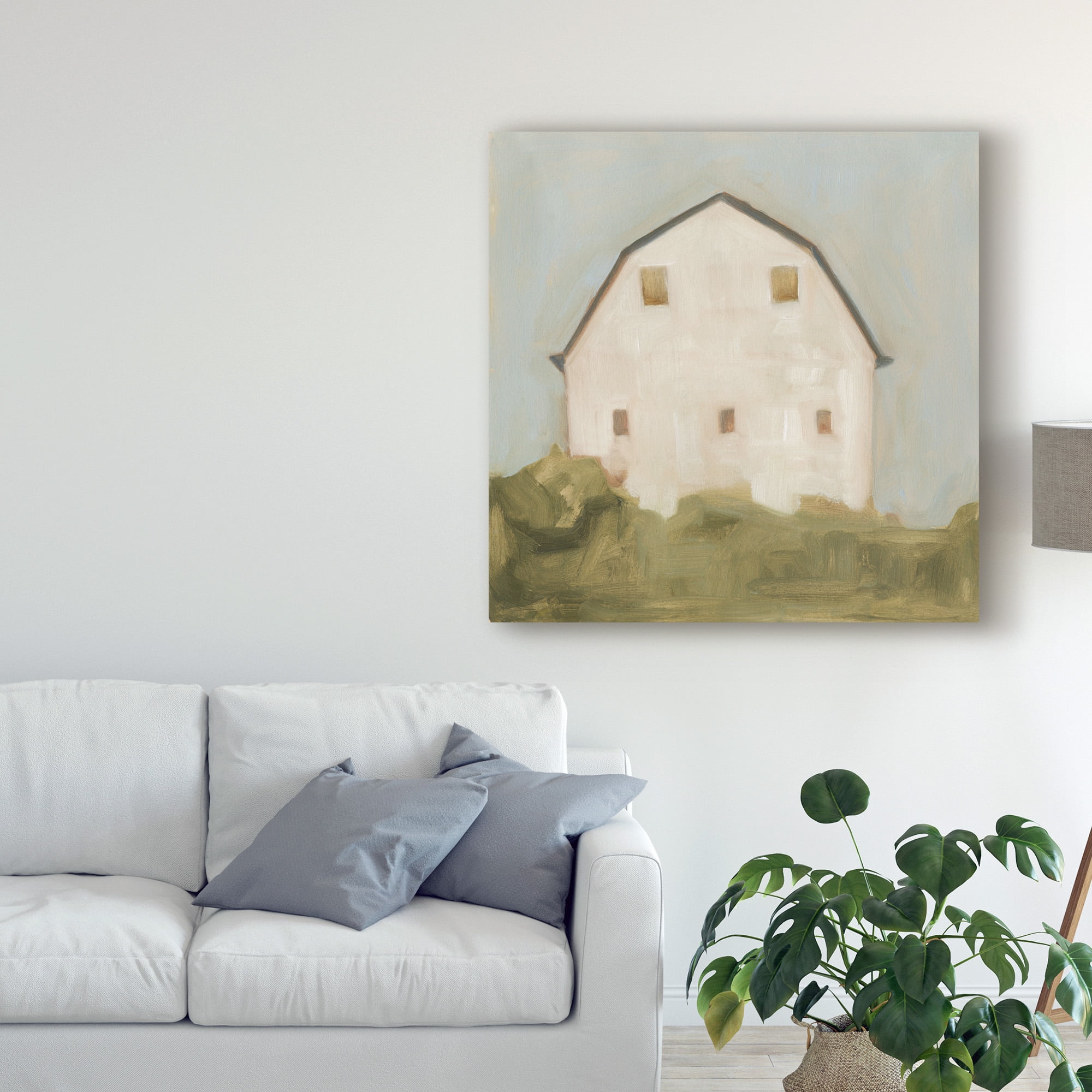 Trademark Fine Art 'Serene Barn III' Canvas Art by Emma Scarvey