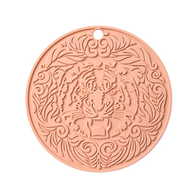Advancent Alfombrilla antideslizante con aislamiento térmico, mantel individual circular, soporte antiescaldado, protector de almohadilla para Type2 NO2