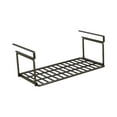 thumbnail image 1 of tamizeot Kitchen Cabinet Layering Storage Partition Rack Shoes Clothes Books To Space Under Shelf Rack Black 40x20x10cm, 1 of 6