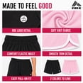 thumbnail image 4 of RBX Girls Dolphin Athletic Shorts Breathable Mesh Gym Activewear 2 Pack, 4 of 7