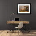 thumbnail image 4 of Rudolf Swoboda 24x18 Black Modern Framed Museum Art Print Titled - On the Alp, 4 of 5