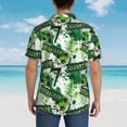 thumbnail image 5 of Haiem Football 7 Printed Hawaiian Shirt for Men - Men’s Casual Beach Summer Shirts - Stretch Fabric with Modern Fit-Large, 5 of 7