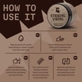 thumbnail image 4 of Striking Viking 4 oz Sandalwood Beard Butter for Men Conditioning Styling Beard Moisturizer, 4 of 6