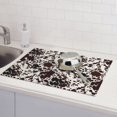 thumbnail image 6 of Yiaed Cow Skin Print Highly Absorbent Microfiber Kitchen Counter Mat, Dish Drying Pad for Dishes, Utensils, Pots and Pans, Large 18" x 24", 6 of 7