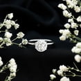 thumbnail image 6 of Rosec Jewels Certified 2 Carat Lab Grown Diamond Hidden Halo Engagement Ring - Diamond Solitaire Ring (EF-VS Grade - Ready To Gift), 18K White Gold, US 9.50, 6 of 9