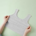 thumbnail image 6 of UACY Girls Cotton Undershirt Round Neck Sleeveless Tank Tops for Kids Lightweight Fashion Summer Sport Wear (Grey, 3-4 Years), 6 of 9