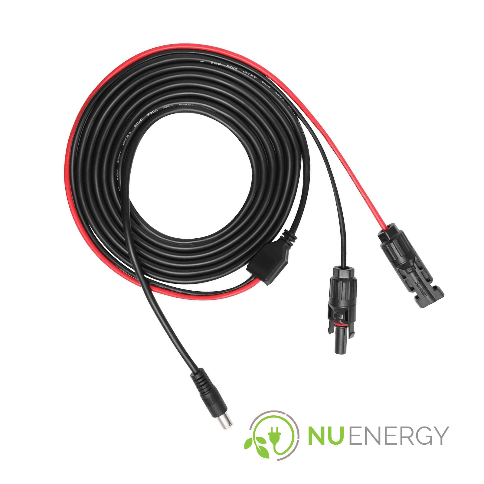 The Original 10 Feet 16AWG Solar Extension Copper Cable System with Female & Male Panel Connector to DC8mm Adapter Extension Wire Solar Power Kit Tool Power Solar Generator