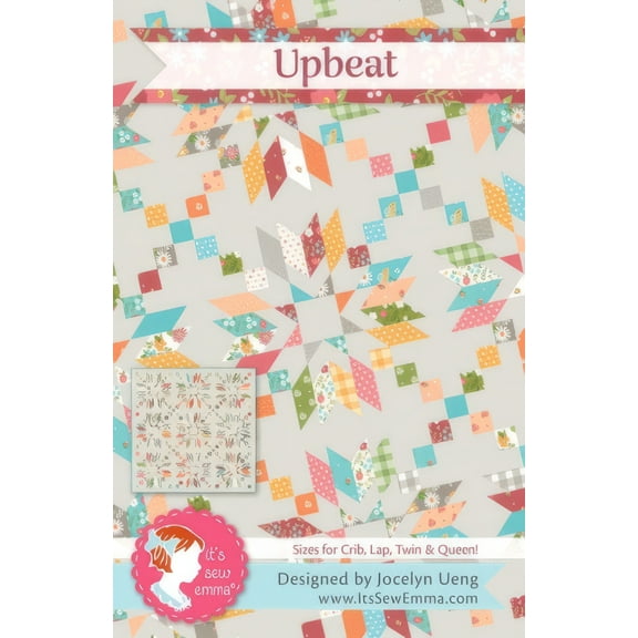 Upbeat Quilt Pattern by It's Sew Emma