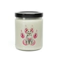 thumbnail image 3 of Faith Love Hope Manx Breast Cancer Awareness Survivor Soy Wax Candle Cat Lover Kitten Owner Gifts 9oz White Birch & Black Pepper Candle - 02017, 3 of 5
