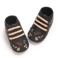 thumbnail image 6 of Baby Boys Girls Oxford Non Slip Walking Shoes Toddler Leather Embroidery Soft Sole Lace Up Sneakers, 6 of 8