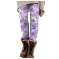 thumbnail image 6 of vigerkar Stretch Tummy Control Leggings for Women Lightweight Yoga Pants (Purple, XL), 6 of 6