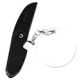 thumbnail image 2 of SHISUYAN Portable Foldable Comb Travel Folding Pocket Comb Beard Comb Fine Tooth Comb Keychain Oval Mirror for Men, 2 of 8