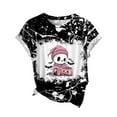 thumbnail image 4 of T Shirts for Women Women Fashion Summer Printed Regular Women Short Sleeves Round Neck, 4 of 5