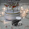 thumbnail image 3 of HOOWIFFY 2Pcs Precision Manufacturing Silver Musical Box Accessories 1.7x1.3x1.1in, 3 of 6