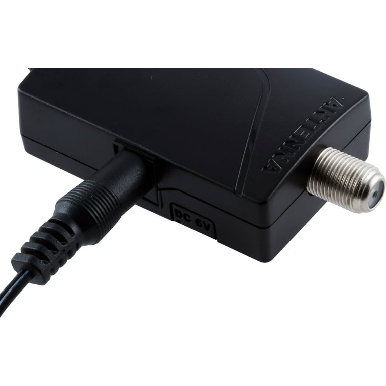 Onn. Indoor Passive Antenna Amplifier, Black, ONB17CH001 - Walmart.com