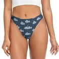 thumbnail image 1 of Fotbe Submarine With Periscope Tanga Sin Costuras para Mujer con Estampado – Panties Invisibles, Transpirables y Cómodos para Uso Diario-X-Small, 1 of 6