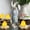 Yellow, variant on 12PCS Light-Up Easter Eggs Decorative Light, 2.5x1.9" LED Eggs Ornaments Candle Light for Easter Tree, Home Decor & Party Displays