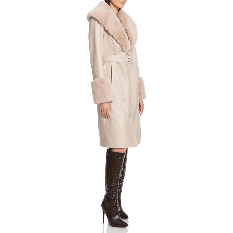 Avec les filles clearance faux fur walker coat