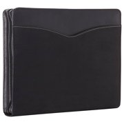 BLACK BELLINO LEATHER ZIP-AROUND PADFOLIO