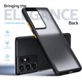 thumbnail image 2 of Zero Serie for Samsung Galaxy S21 Ultra Case 5G, [Wireless Charging Support] [Translucent Matte Thin Phone Case] Shockproof Slim Cover 6.8'', Black, 2 of 7