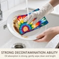 thumbnail image 7 of 6 Pcs Funny Kitchen Towels,Colorful Rainbow Tie Dye Spiral Pattern Microfiber Dish Towels,Kitchen Tea Towels,Kitchen Towel Set (18" X 26"), 7 of 7