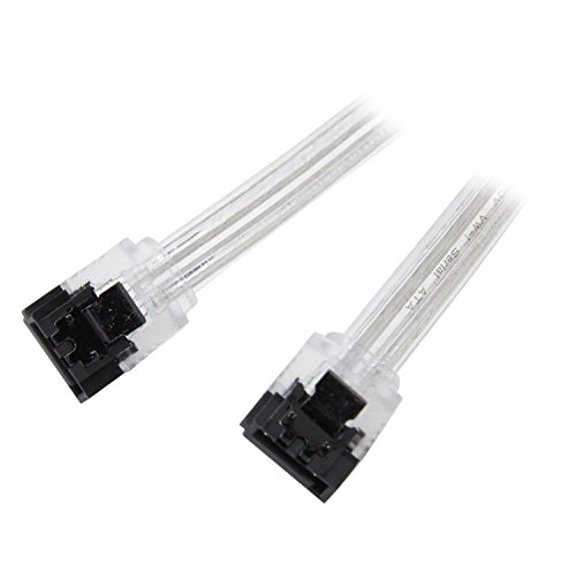 Nippon Labs SATA3L-0.8FT-SL 10-Inch Sata Cable with Locking Latch, Sliver