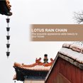 thumbnail image 3 of LIFKOME 1Pc Replacement Rain Chain Coffee Color Lotus Cups for Decorative Gutter and Garden, 3 of 8