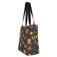 thumbnail image 7 of Uemuo Wild West Golden Horseshoe Print Tote Bags for Women,Large Capacity Corduroy Bag,Reusable Grocery Shoulder Bag,Beach Tote with Zipper Closure, Daily Essentials, 7 of 7