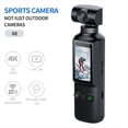 thumbnail image 3 of Cámara Deportiva Digital de Bolsillo X8 HD 4K con Pantalla IPS de 1.99 Pulgadas y Rotación de 270°, WiFi, Ideal para Viajes en Bicicleta Al Aire Libre., 3 of 8