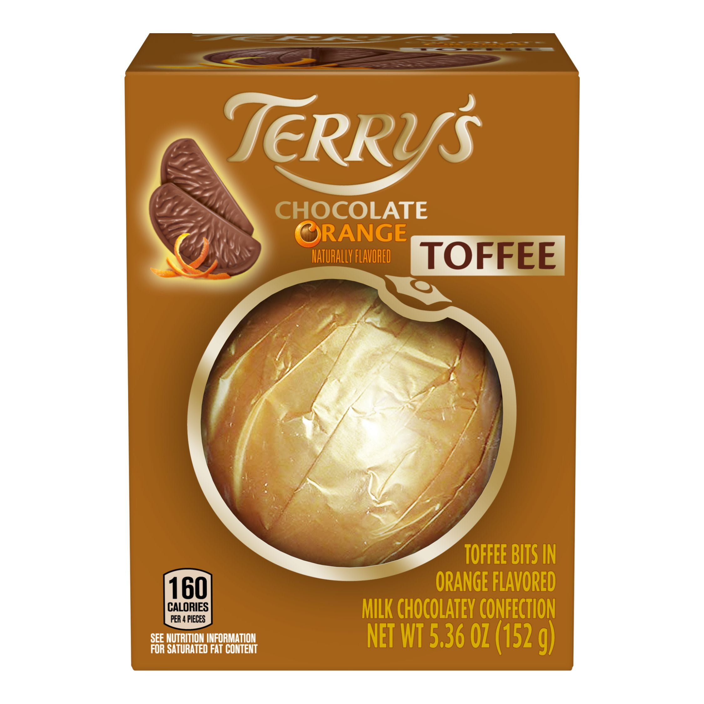 Terrys Chocolate Orange, Orange Flavored Toffee Chocolate Confection, 5 ...