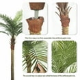 thumbnail image 4 of 8ft Tall Artificial Palm Tree for Outdoor Indoor Decor, Large Faux Coconut Silk Palm Tree Tropical Fake Tree Perfect for Outside Patio Poolside Home Office Decor (Set of 2), 4 of 7