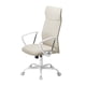 thumbnail image 1 of SONGMICS Silla de Oficina, Giratoria Ergonómica, Escritorio, Altura Ajustable e Inclinable, Asiento Tapizado, Carga de 120 kg, Beige Capuchino MOBN034K01, 1 of 8