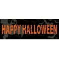 thumbnail image 2 of Stimson, Diane 24x11 White Modern Wood Framed Museum Art Print Titled - Happy Halloween Orange, 2 of 4