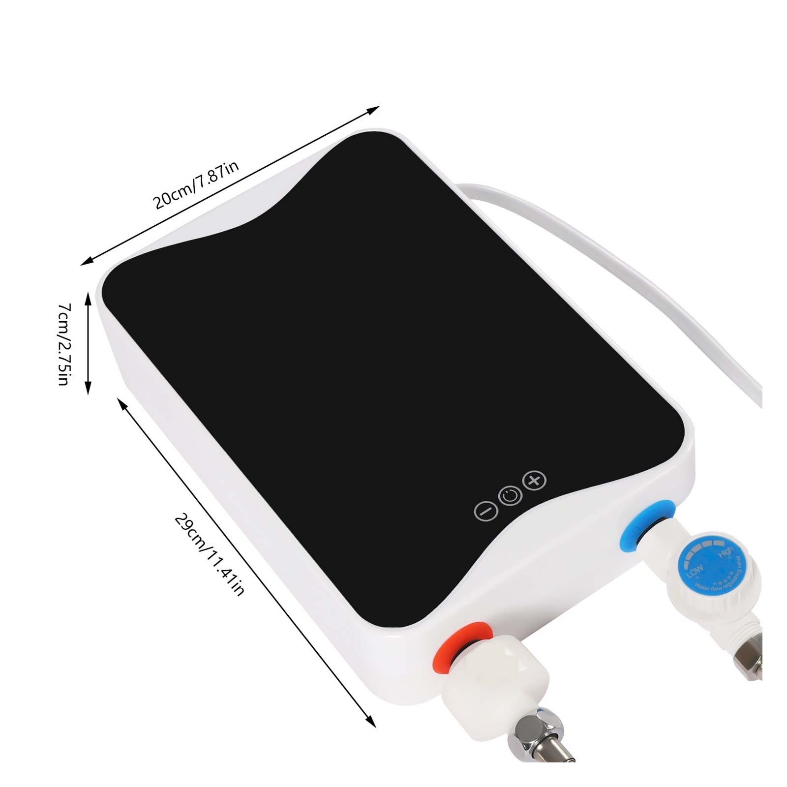 Hot Water Heater 5500W Instant Tankless Thermostat Induction Heater With LED Display Screen Smart Touch Electric Heaters Shower ,Energy Saving