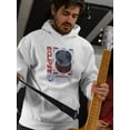 thumbnail image 2 of Eclipse Planet Techno Style Hoodie Men -Image by Shutterstock, Male 3X-Large, 2 of 4