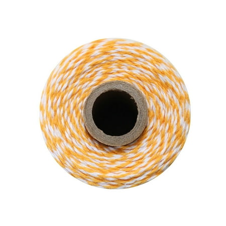 - Luna Bazaar Marigold Yellow Striped Baker's Twine 110 Yards