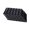 Black, variant on 5 Black Foam Sheets 14.5X7.8X0.75 with 180 Gem Jars - Jewelry Display Trays