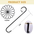 8 Pack S Hooks Heavy Duty 12 Inch Large S Shape Hooks for Hanging Plant