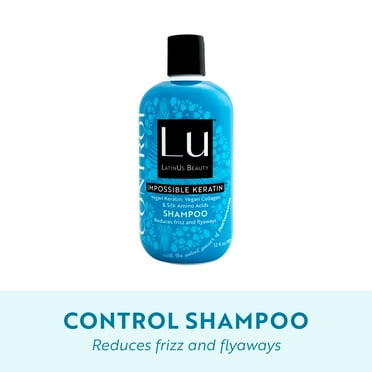 Lu LatinUs Beauty Control Anti-Frizz Shampoo with Impossible Keratin, for All Hair Types, 12 oz
