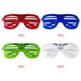 thumbnail image 2 of VONKY Lunettes LED Portables en Plastique Lumineuses pour Anniversaire Festival Lunettes à Piles Rouges, 2 of 9