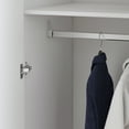 thumbnail image 2 of WIAWG 4 Door Wardrobe Armoire Closet with Hanging Rods and Shelves White, 2 of 7