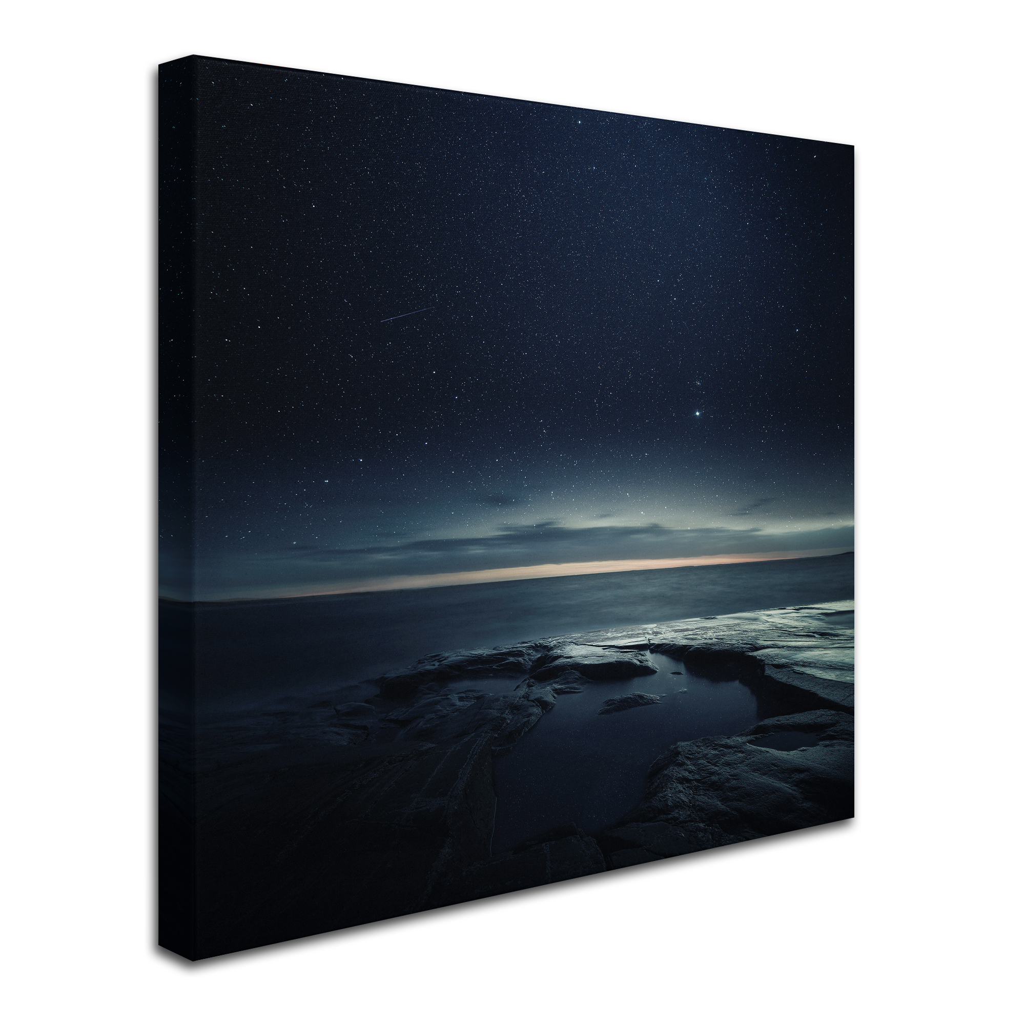 Trademark Fine Art 'Night Sky' Canvas Art by Mika Suutari
