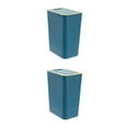 thumbnail image 1 of Baohd 1/2/3 Slim Trash Can - Easily Fit In Gap Simple And Classic Modern PP Rectangular Trash Bathroom Blue L 2PCS, 1 of 6