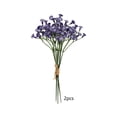 thumbnail image 2 of Ramo artificial de gypsophila (aliento de bebé) | Arreglo de tallos de flores artificiales para decoración del hogar | Decoración floral de plástico para la mesa de la sala, 2 of 6